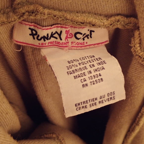 President Stone Punky Cat Velvet Zip-up Hoodie - Picture 5 of 5